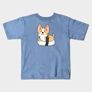 Cute Corgi Sushi Nigiri Kids T-Shirt